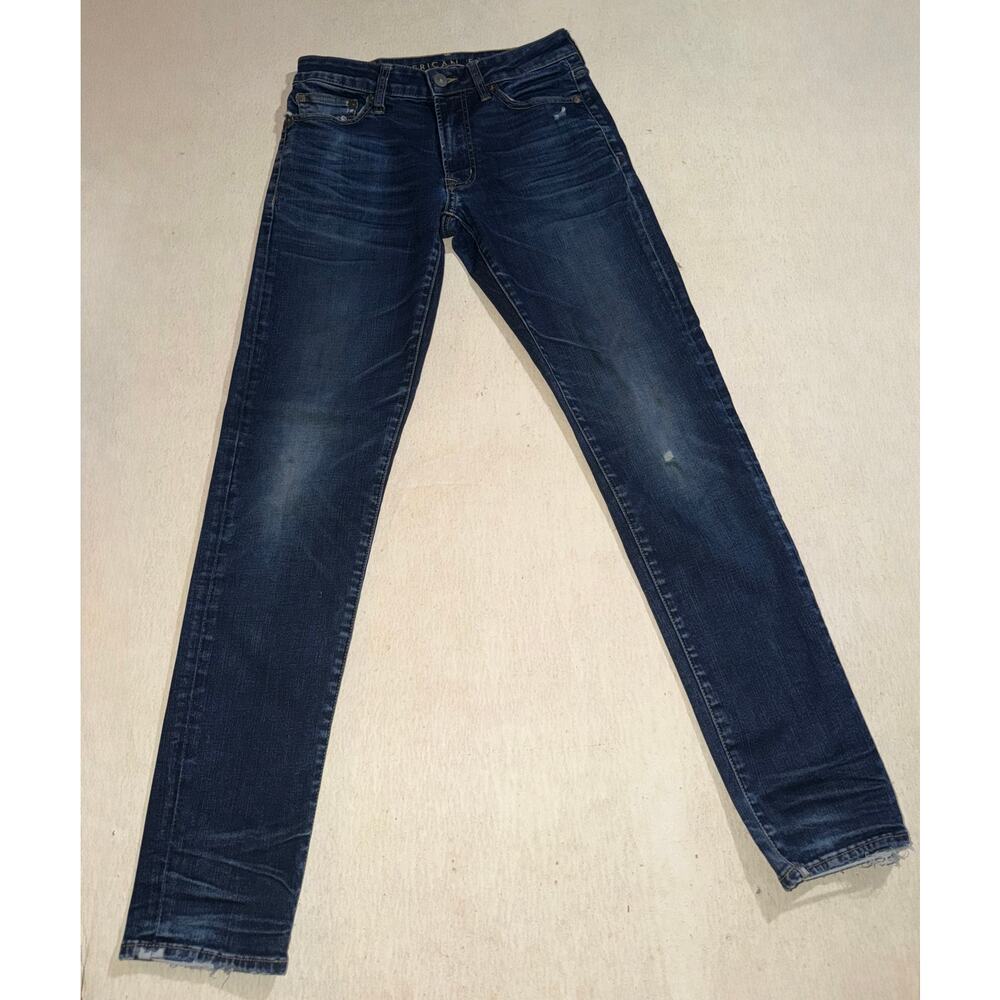 American Eagle men’s next level flex slim blue jeans - Picture 3 of 16